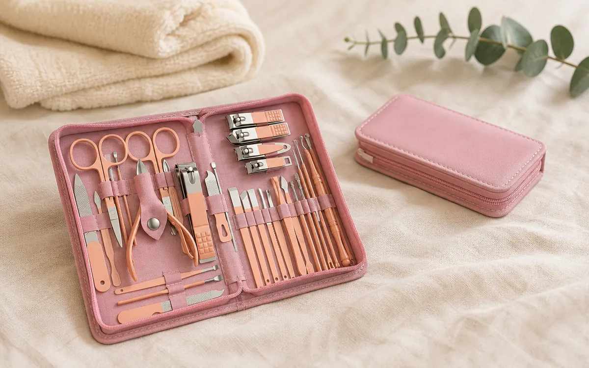 Manicure Sets —multi-piece sets with stainless steel clippers and cuticle tools alongside our own nail files, buffer blocks and cases