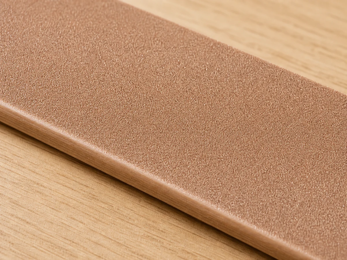 Close view of a fine sandpaper surface